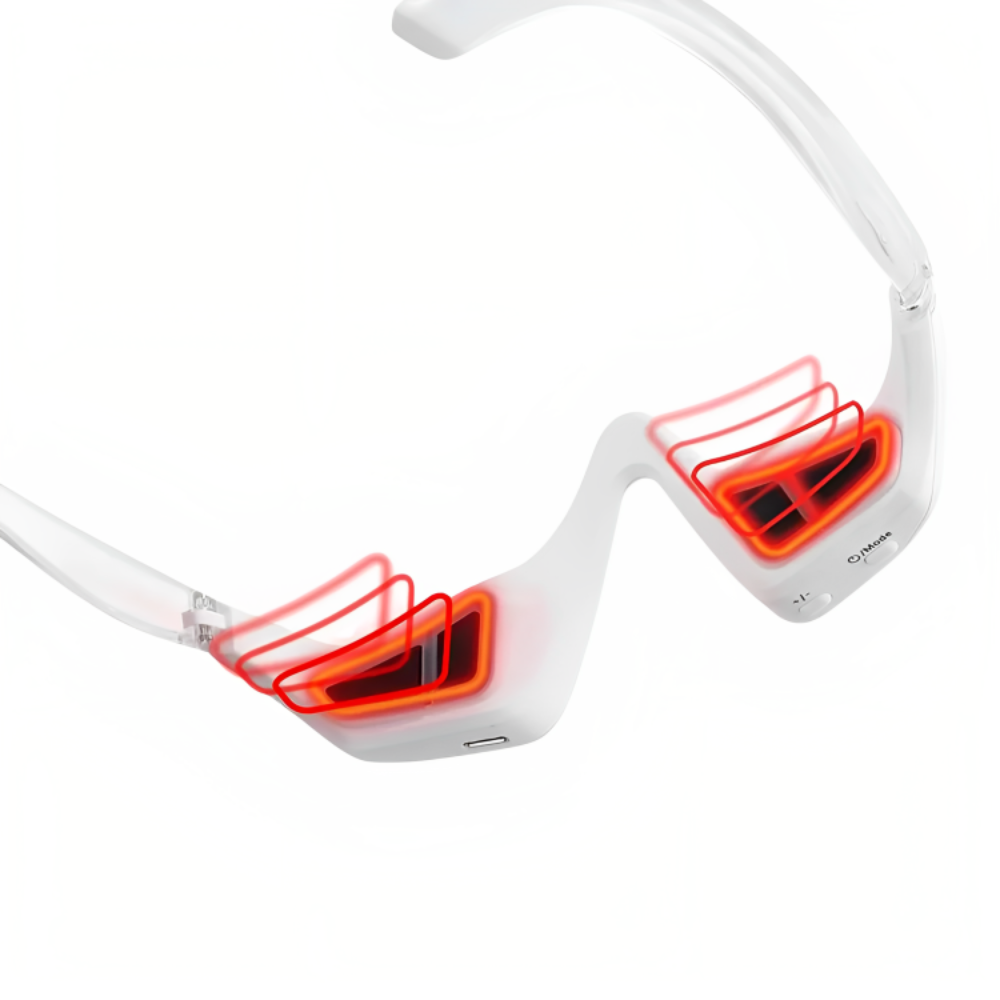 3D Red Light Therapy Glasses For Dark Circles & Eye Rejuvenation