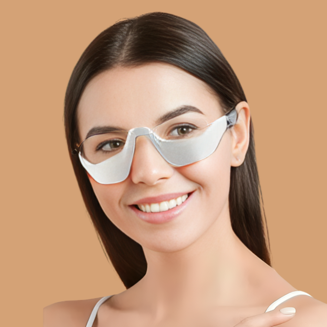 3D Red Light Therapy Glasses For Dark Circles & Eye Rejuvenation